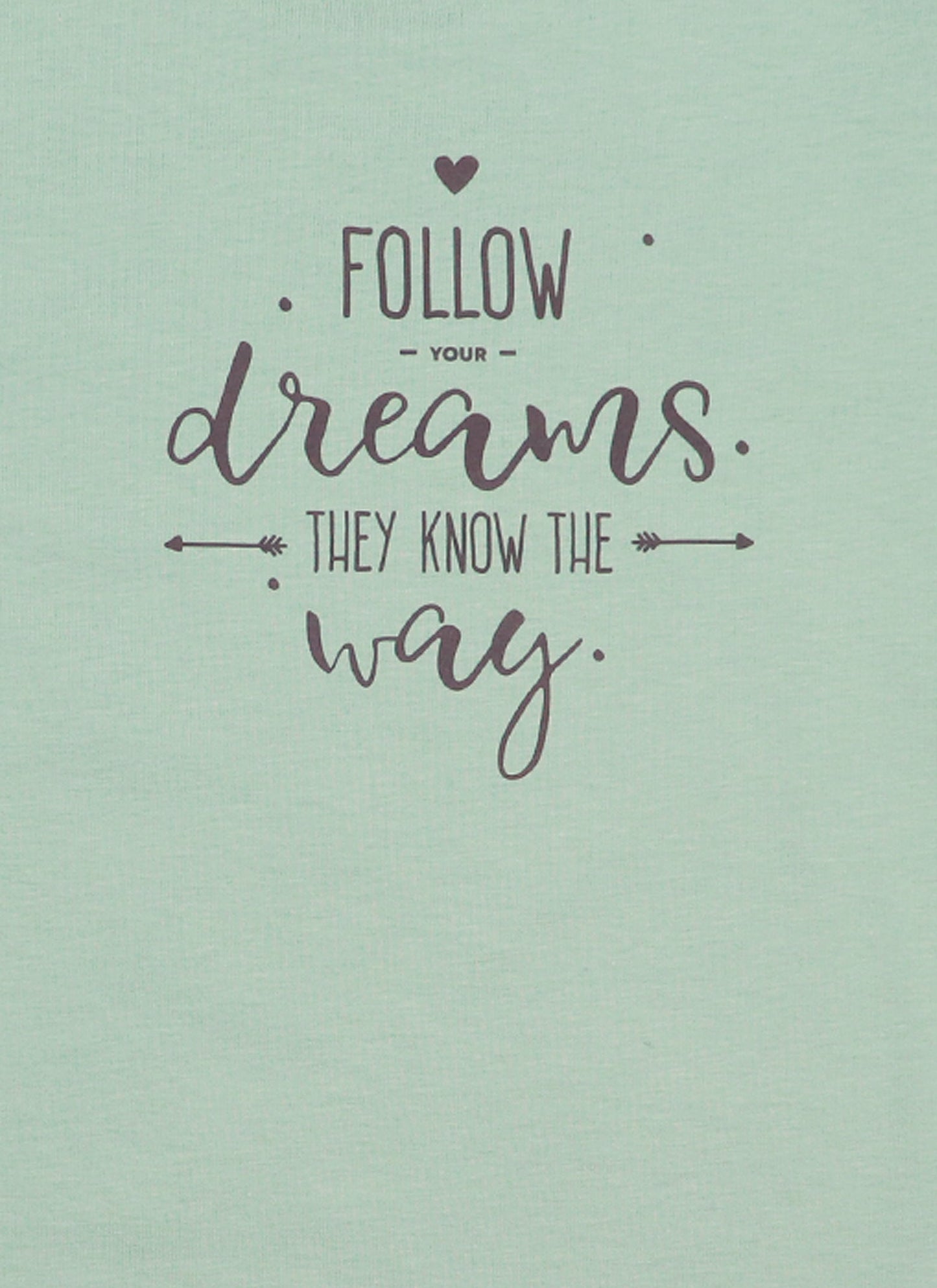 Блуза с принт "Follow your dreams"