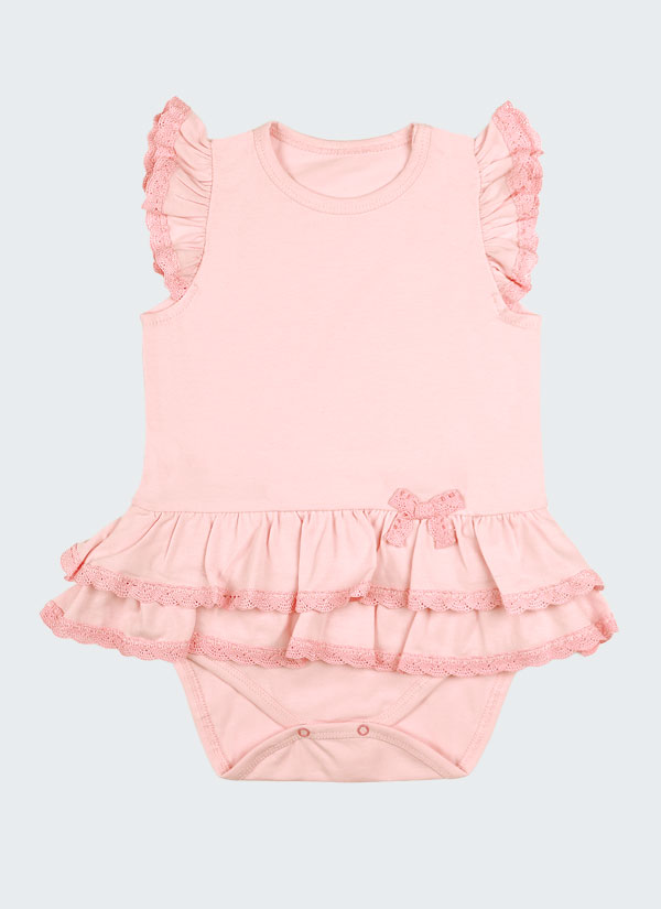 Боди рокля с къдри р-р: 80