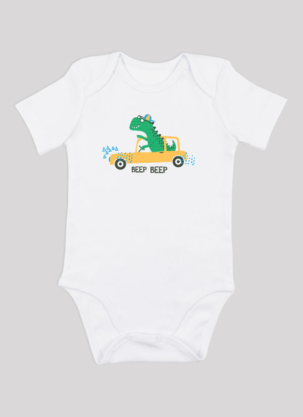 Боди с принт с динозавър