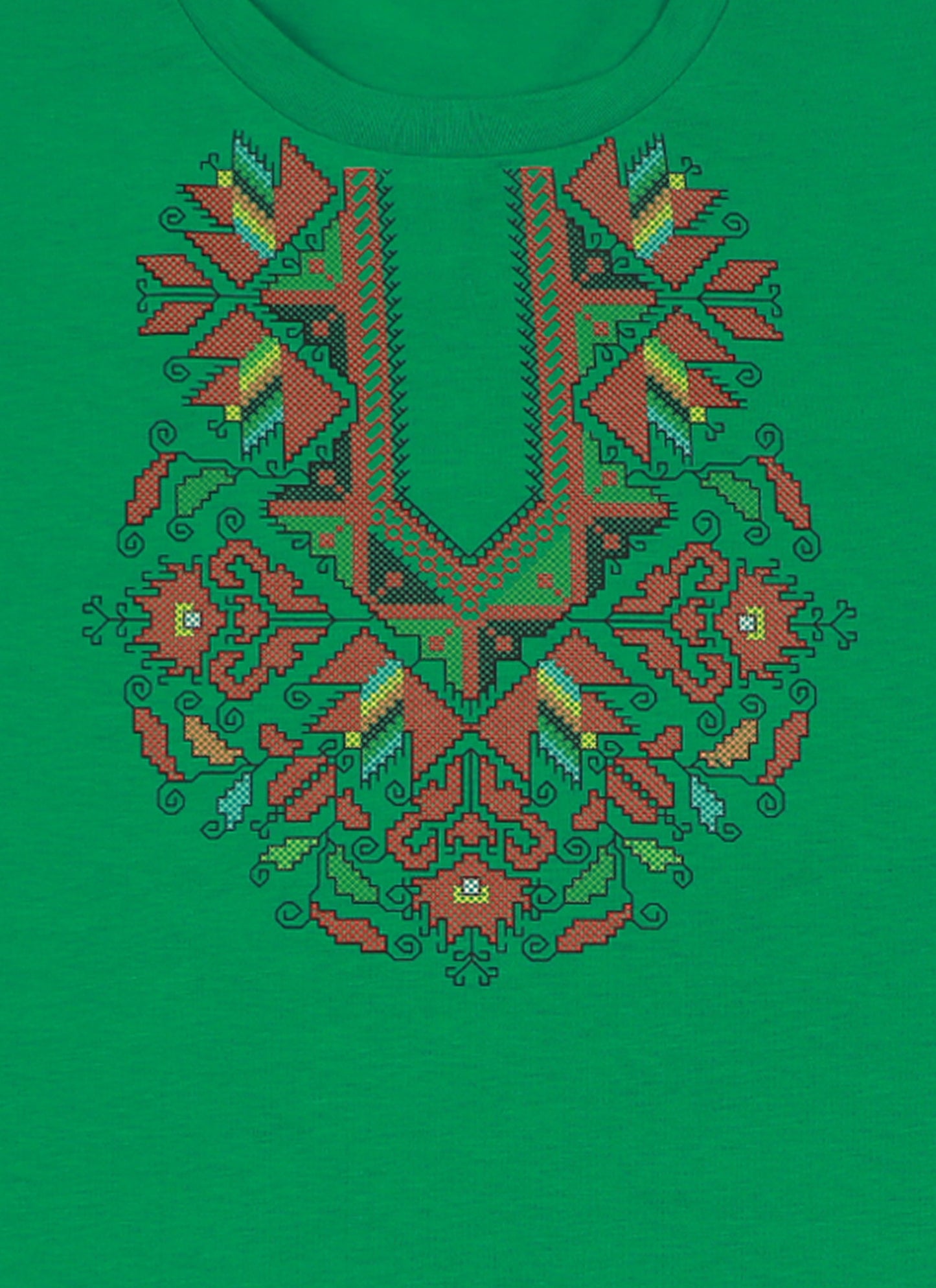 Мъжка тениска с принт шевица (вталена)