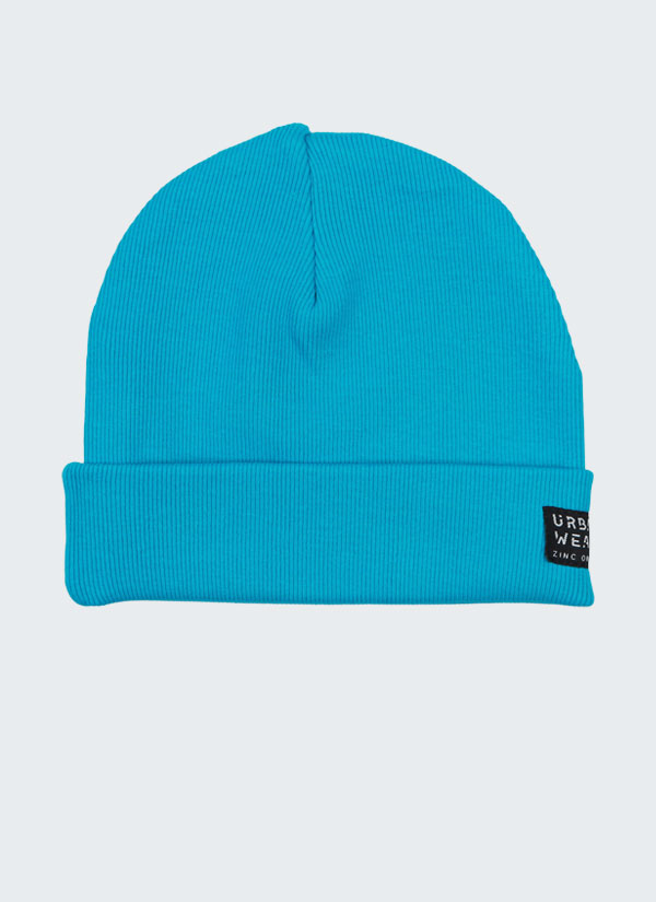 Тази шапка "Urban wear" е класически изчистен модел от едър рипс с малка емблема отстрани в цвят електрик, Момчета 2 - 9 години, Zinc