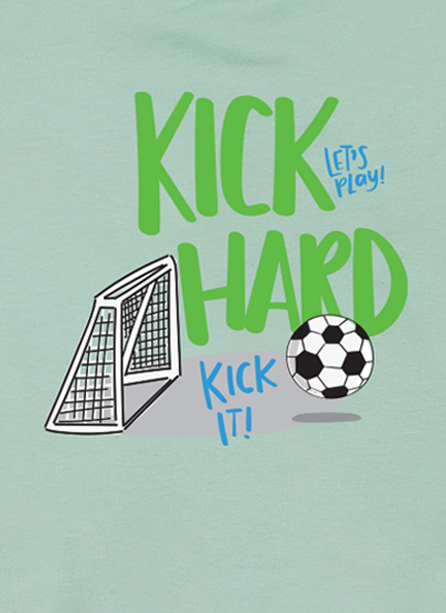 Суитшърт с футболен принт (92 - 122)