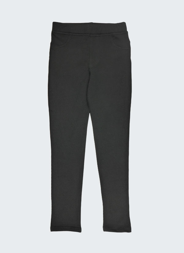 Ватиран клин-панталон в черно, момичета, 2 - 12 години, Zinc