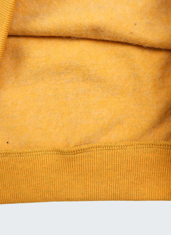 Ватиран суитшърт с принт е класически суитшърт в хардал меланж с маншети на ръкавите и талията и принт на тема футбол отпред, Момчета 5 - 12 години, Zinc