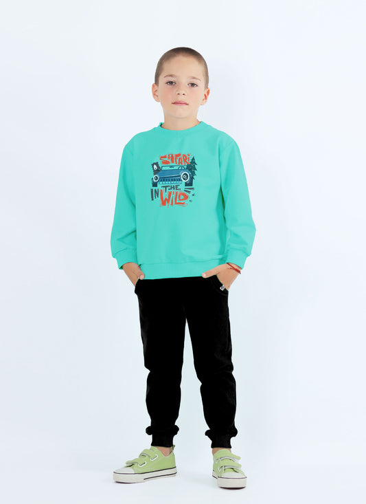 Ватиран к-т суитшърт "Safari" и долнище (92 - 122)