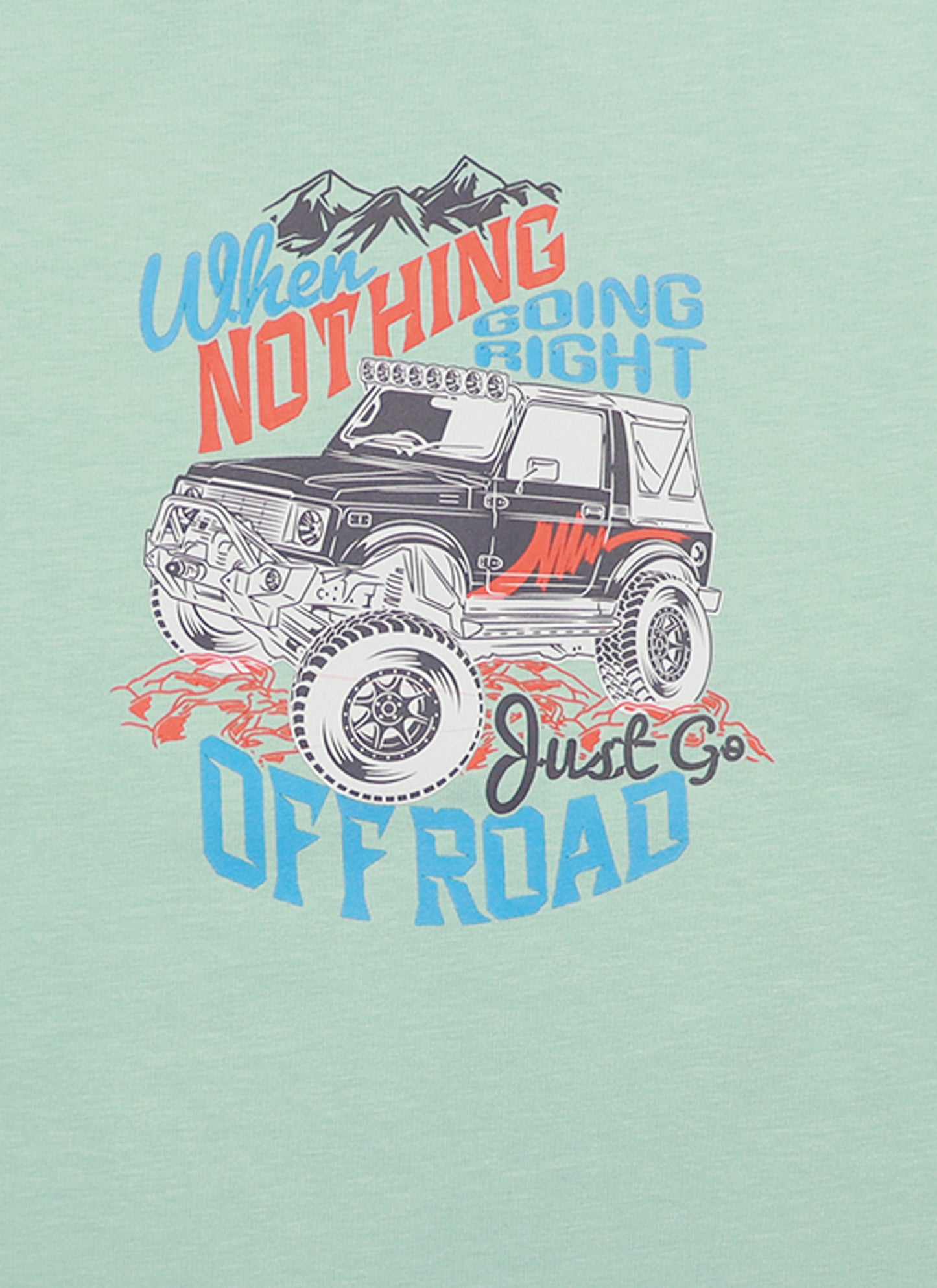 Блуза с принт "Offroad" (92 - 122)