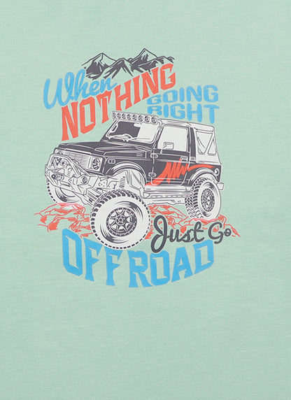 Блуза с принт "Offroad" (92 - 122)
