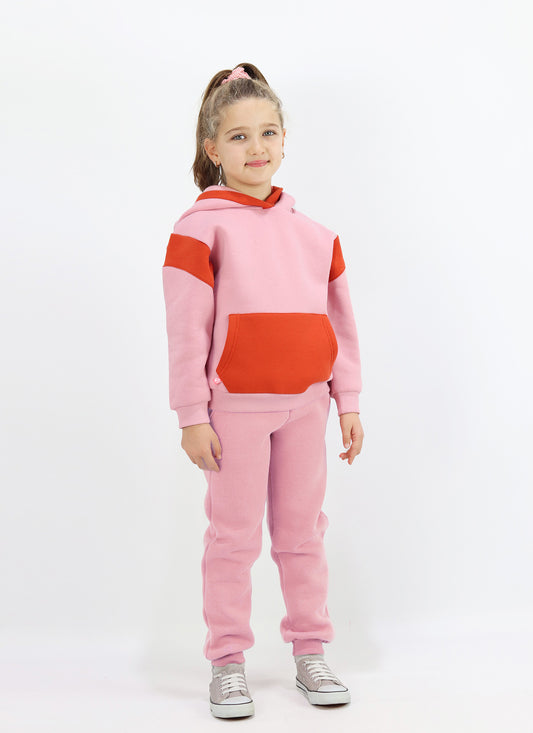 К-т свободен суитшърт и долнище от дебел ватиран плат