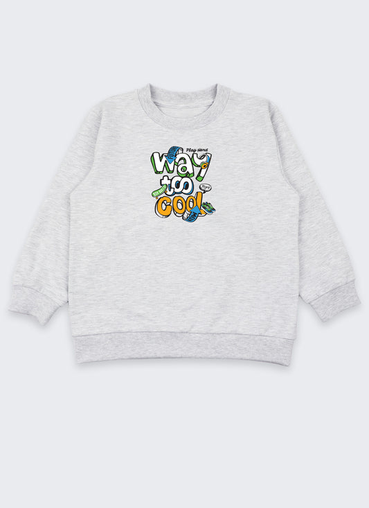 Суитшърт с цветен принт (92 - 122)