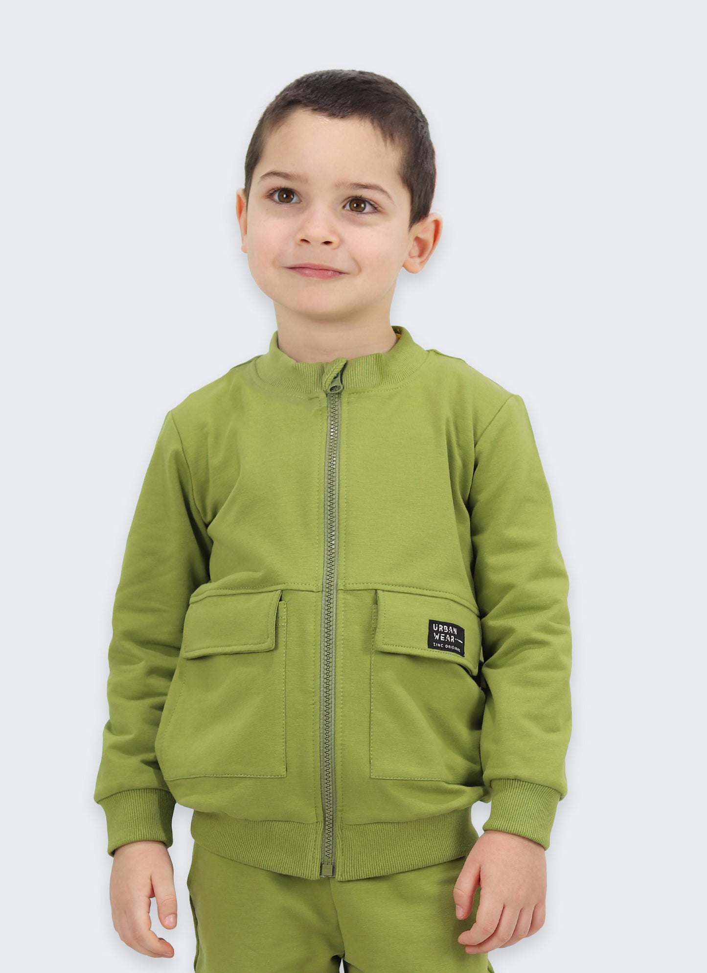 Суитшърт с външни джобове