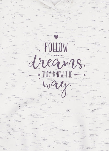 Ватиран суитшърт "Follow your dreams"