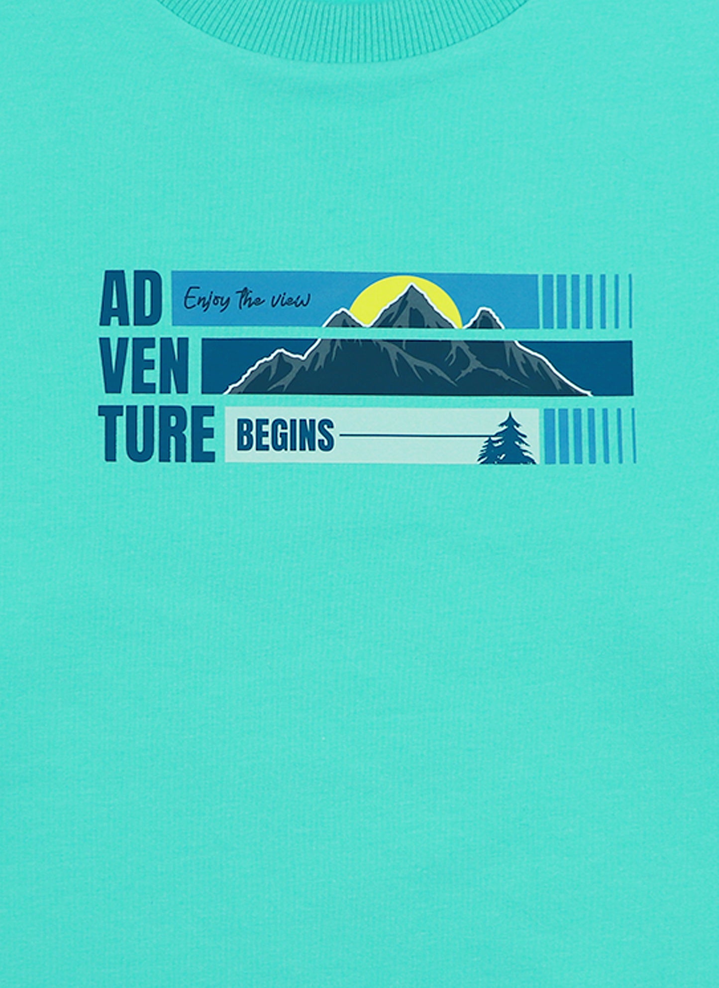 Ватиран суитшърт | мента (122-158)