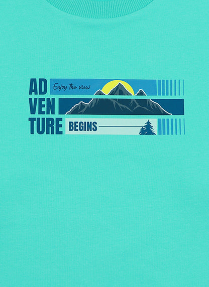 Ватиран суитшърт | мента (122-158)