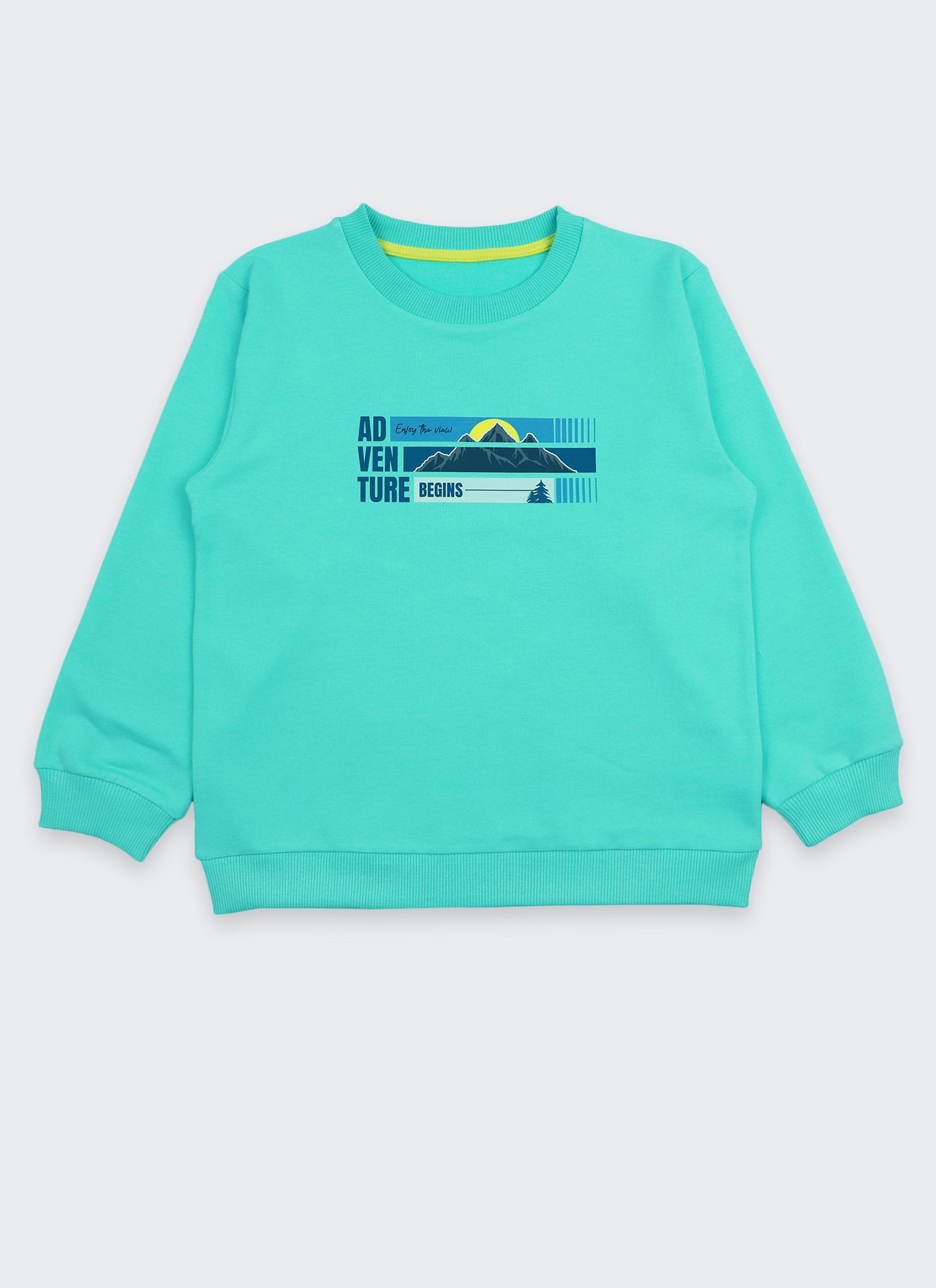 Ватиран суитшърт | мента (122-158)