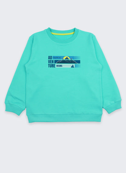 Ватиран суитшърт | мента (122-158)