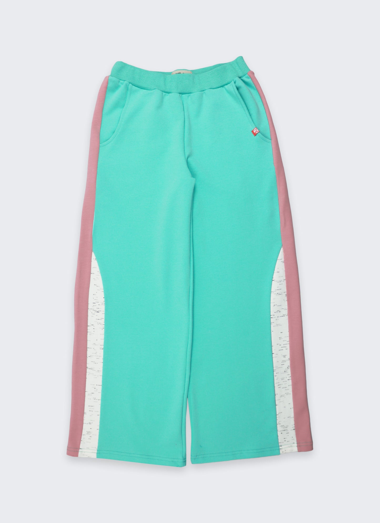 Ватиран комплект с широк панталон