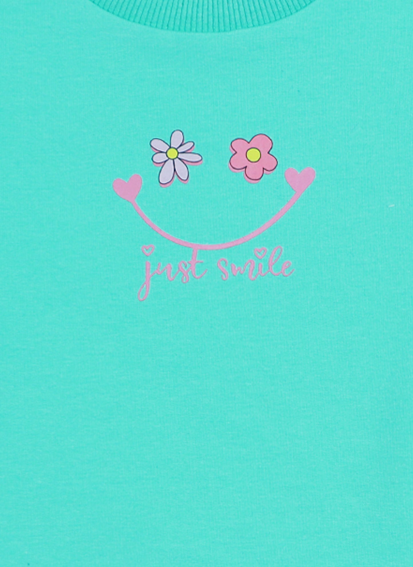 К-т ватирана блуза с принт усмивка и клин (92 - 122)