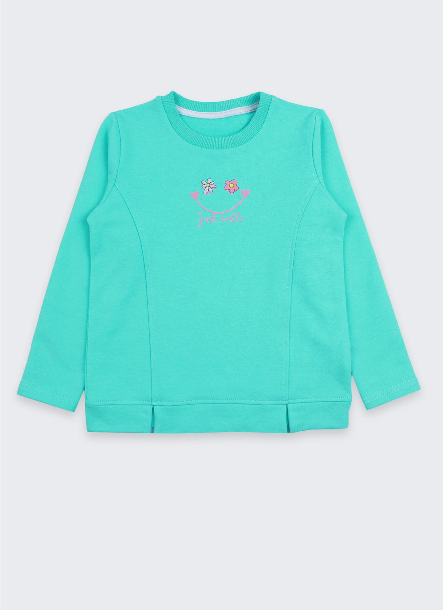 К-т ватирана блуза с принт усмивка и клин (92 - 122)