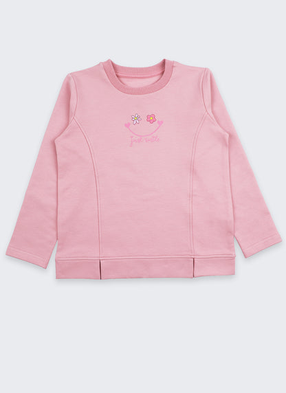 К-т ватирана блуза с принт усмивка и клин-панталон (92 - 122)