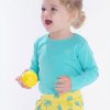ZINC Блуза с дълъг ръкав - Близалка - за момичета, мента, в размери от 6 месеца до 2 години -4