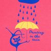 ZINC Блуза с коте - Танц в дъжда - за момичета, малина, в размери от 6 месеца до 2 години -2