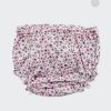 Гащички за памперс на ситни цветя в лилав цвят, за момичета, 0-2 години, Zinc