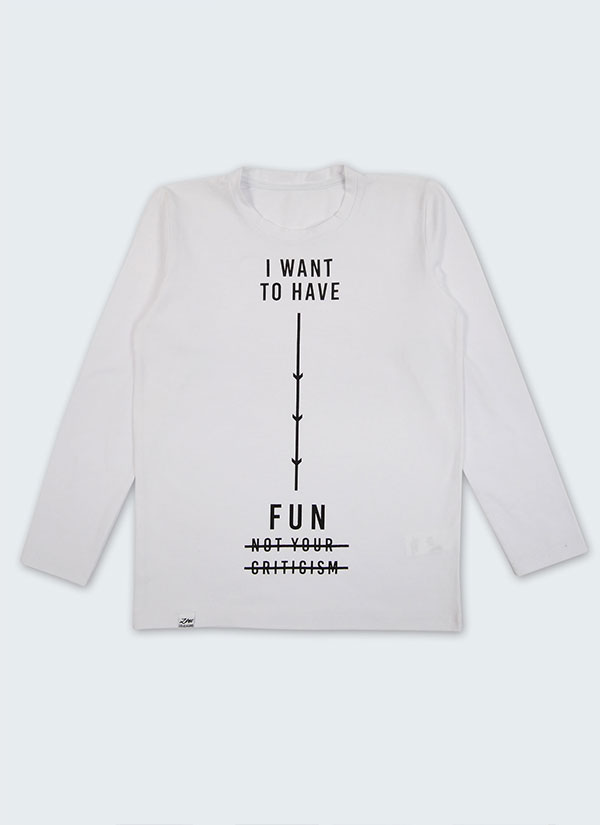 Блуза "Искам да се забавлявам", размери от 7 до 12 години-2