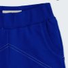 Къс панталон с кройка на триъгълници с джобове, мастилено син цвят, 2-12 години, Zinc, отблизо