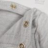 ZINC Ретро блуза с дълъг ръкав - за момичета, сива, в размери от 6 месеца до 2 години -3