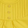 ZINC Ретро блуза с дълъг ръкав - за момичета, жълта, в размери от 6 месеца до 2 години -2
