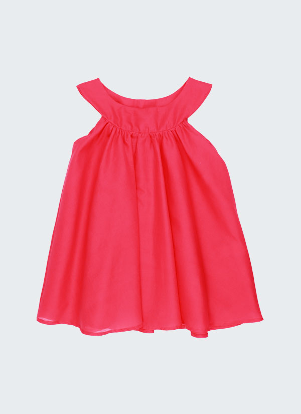 ZINC Ефирна рокля "Пеперуда" - диня , в размери от 2 до 9 години -2