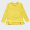 Свободна блуза със сърца, момиче, патешко жълт, 2 - 12 години, Zinc