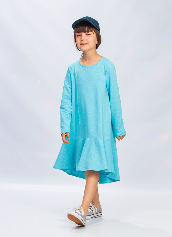 Свободна рокля за есента, 2 - 12 години, Zinc - 2