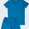 Комплект от тениска и боксерки в цвят тъмен петрол, бельо за деца, 7 - 12 години, Zinc
