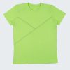 Тениска "Триъгълници" е класическа тениска, на която цветни тегели разделят предницата на три части в жълто-зелен цвят, Момчета 2 - 12 г. Zinc