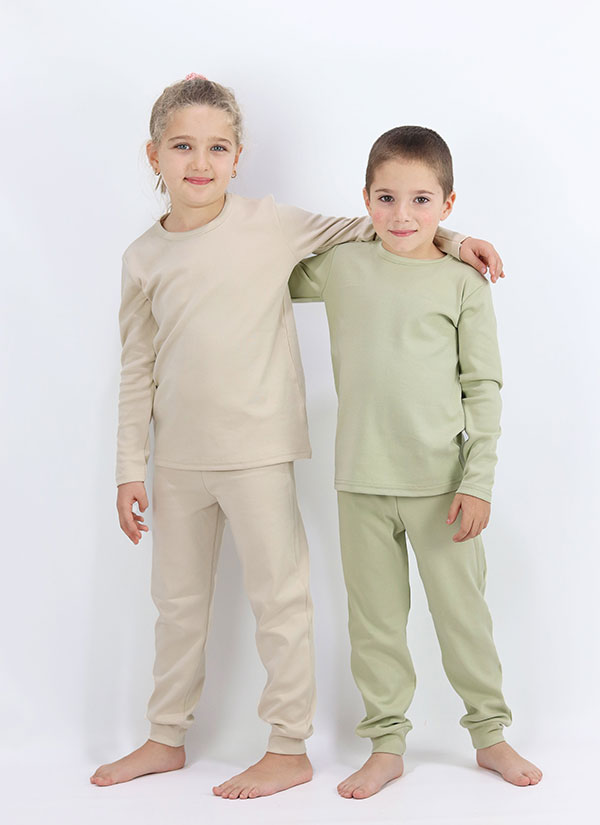 Мека класическа пижама, Деца 4 - 10 години, Zinc
