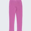 Клин-панталон от меко трико е модел клин, който наподобява панталон с имитация на джобове отпред и реални джобове отзад в цвят лилав, Момичета 2 - 12 години, Zinc