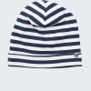 Тънка шапка за преходните сезони е класическа шапка с малка емблема в бял цвят с синьо рае, Момчета 0 - 12 години, Zinc