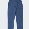 Тънко долнище е класически модел с ластик на талията и подгъв на крачолите, с два странични и два задни джоба в цвят джинс, Момчета 2 - 5 години, Zinc