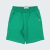Цветен комплект за лятото се състои от класически къс панталон с бг зелен цвят и тениска в цвят горчица и различни ръкави в бг зелен и цвят аква и джоб вляво в бг зелен цвят, Момчета 2 - 10 години, Zinc (само панталонът)